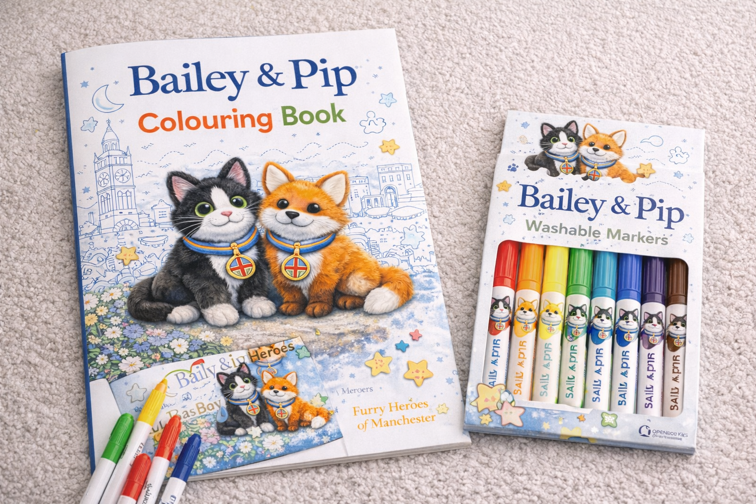 Colouring Book and Pens